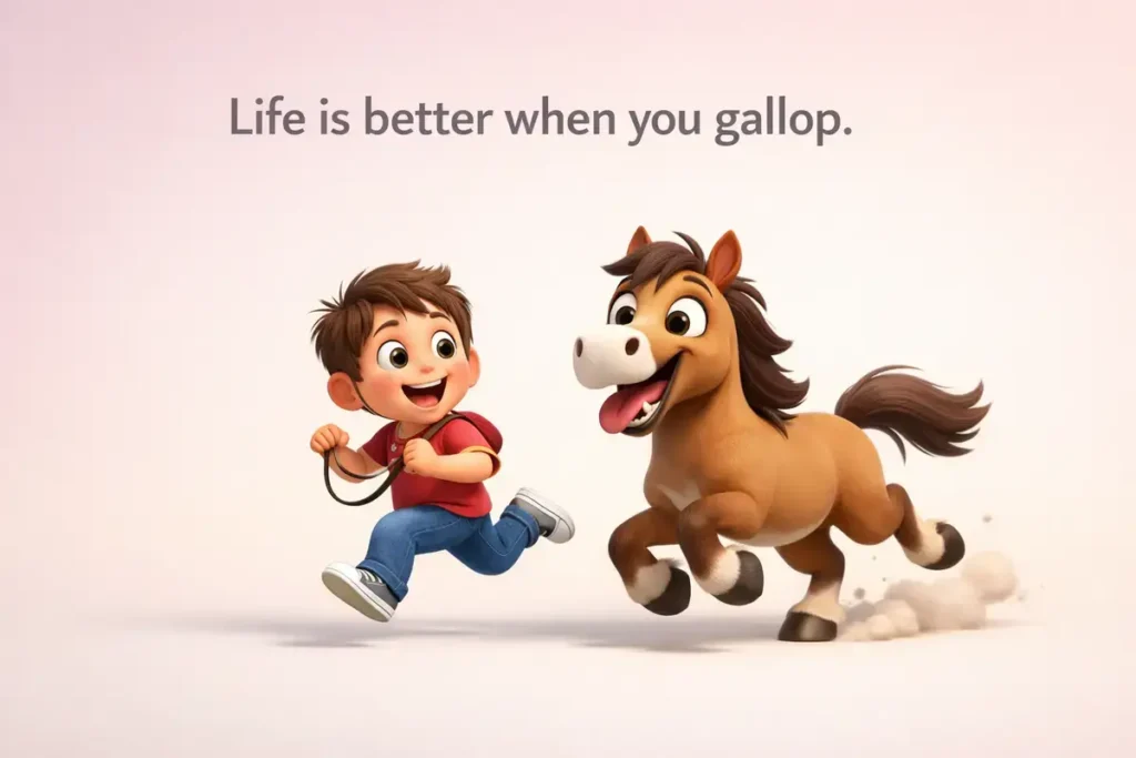 Funny Horse Pun Quotes