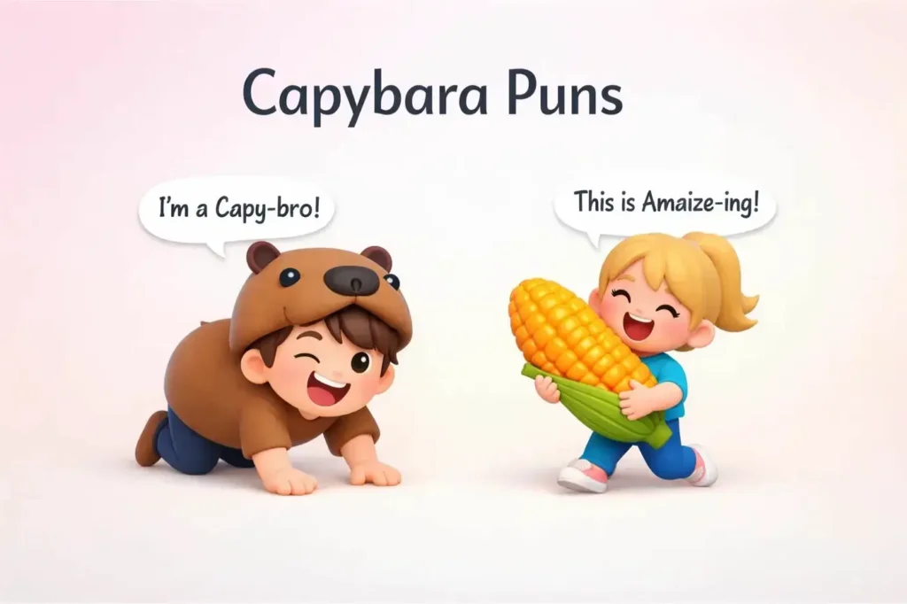 Capybara Puns