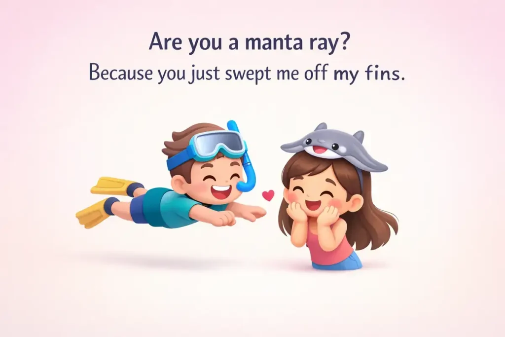 Flirty Manta Ray Pick Up Lines