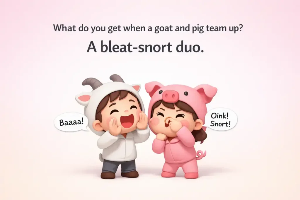 Funny Piggy Goat Puns