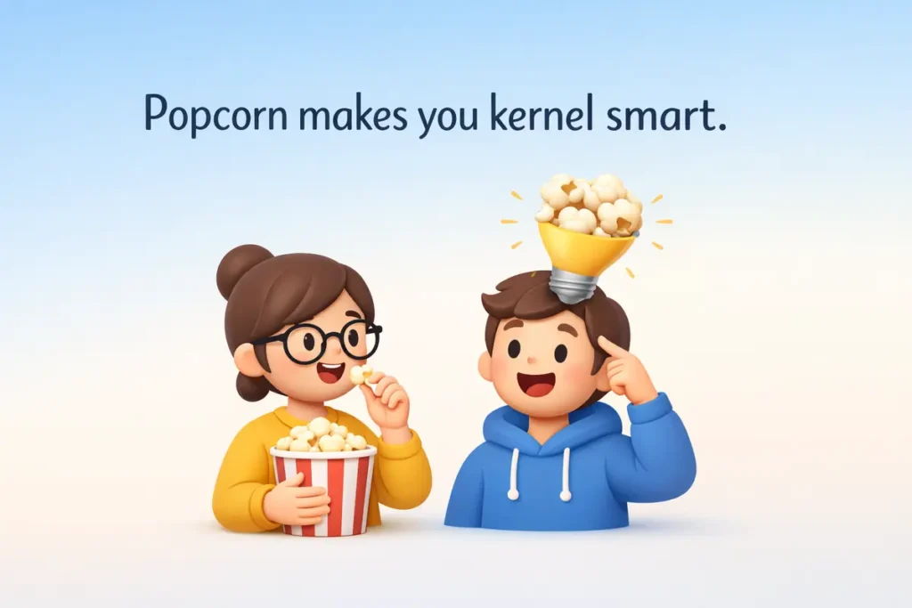 Funny Popcorn Puns For Social Media