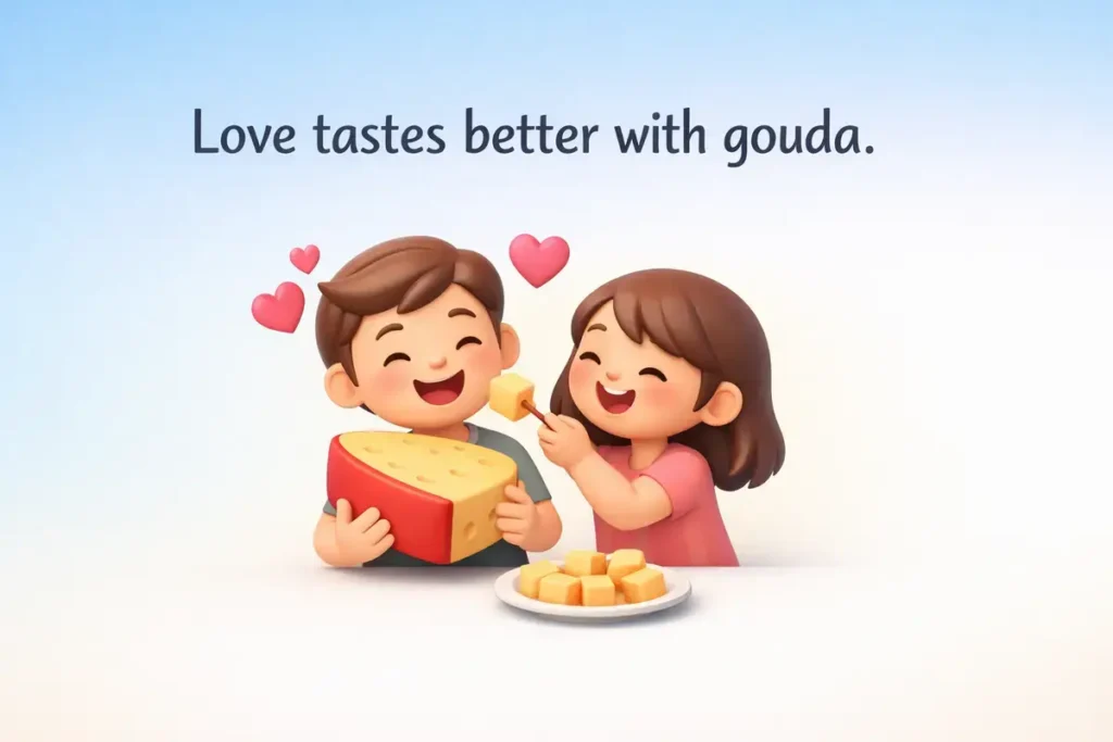 Gouda Cheese Love Quotes