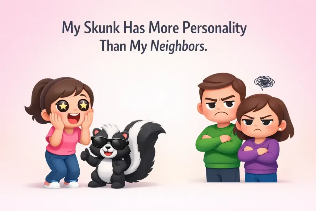 Skunk Jokes One Liners for Pet Lovers