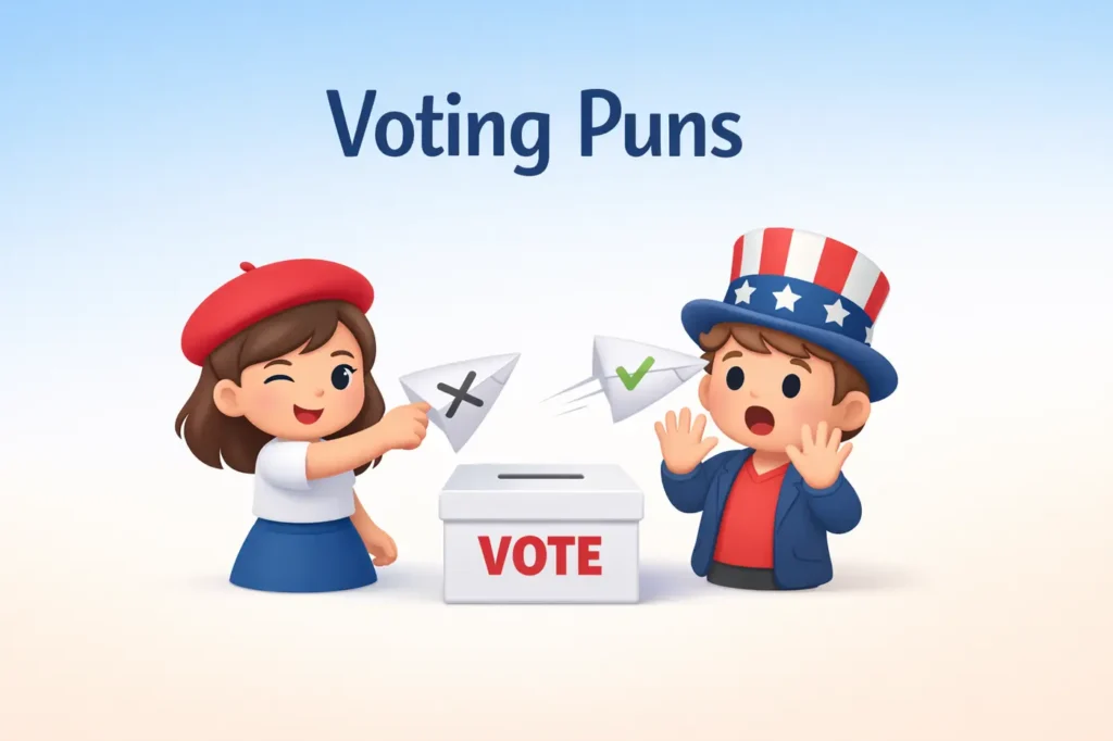 Voting Puns and election jokes