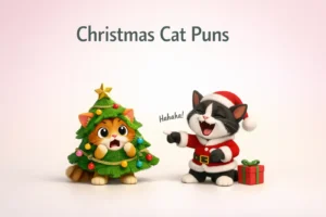 Christmas Cat Puns
