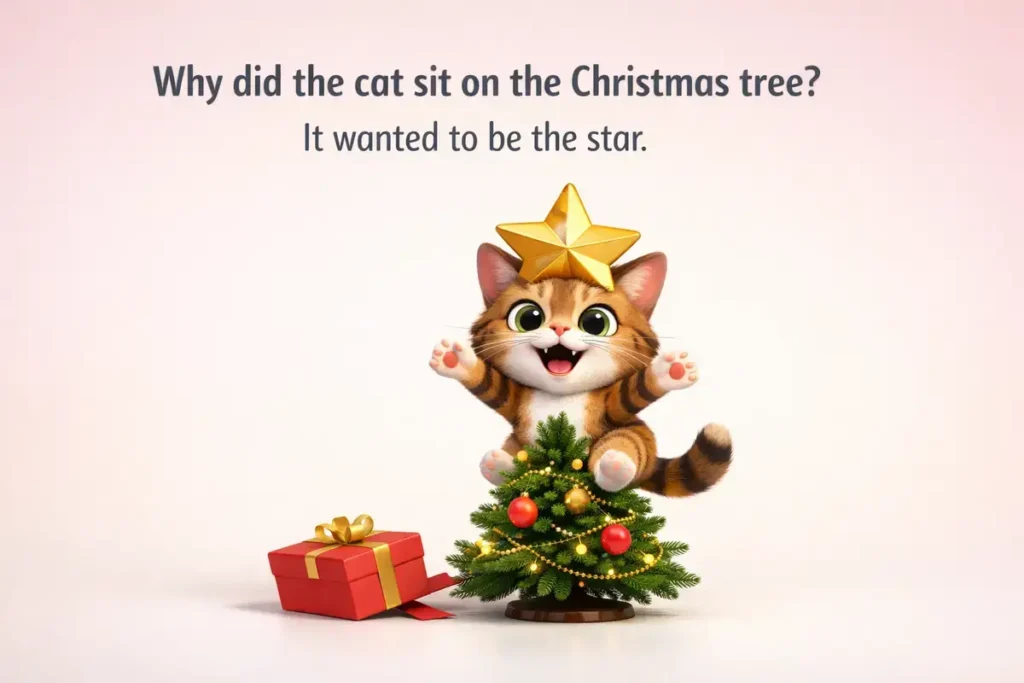 Hilarious Christmas Cat Puns