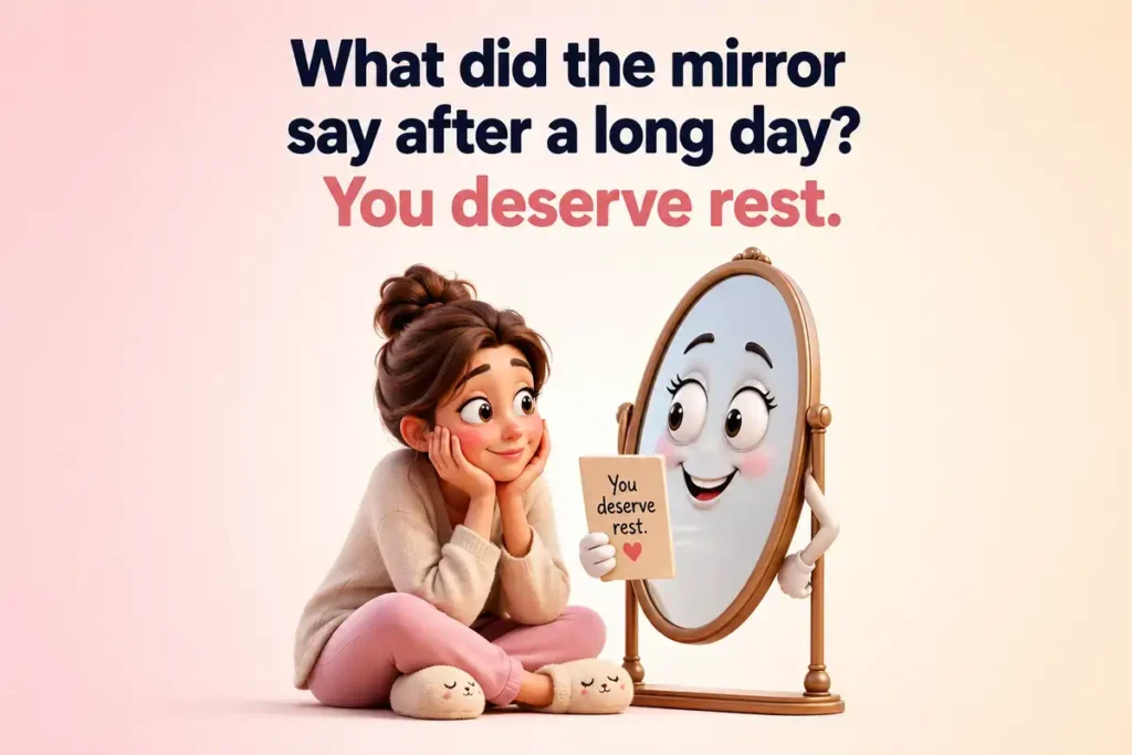 Mirror Puns for Self Talk Humor