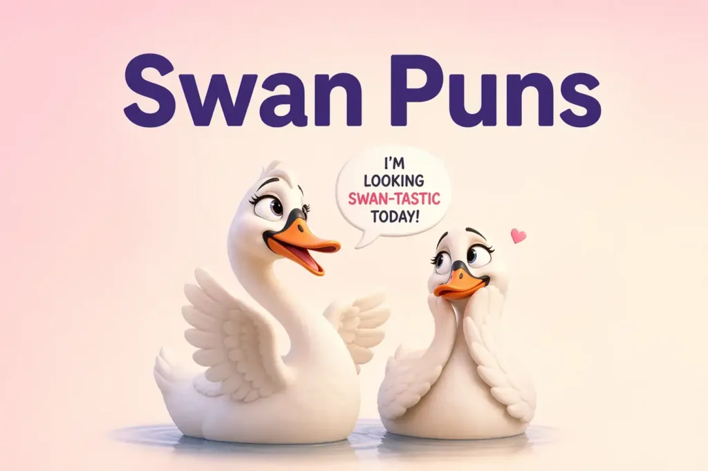 Swan Puns for Beak-a-Boo Laughs