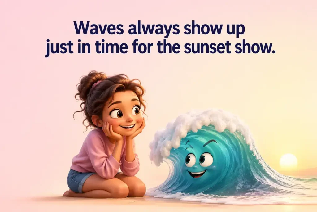 Sunset Puns for Beach Moments