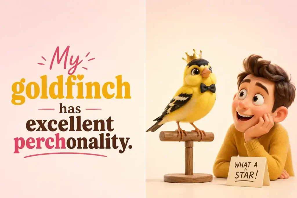 Clever Goldfinch Puns