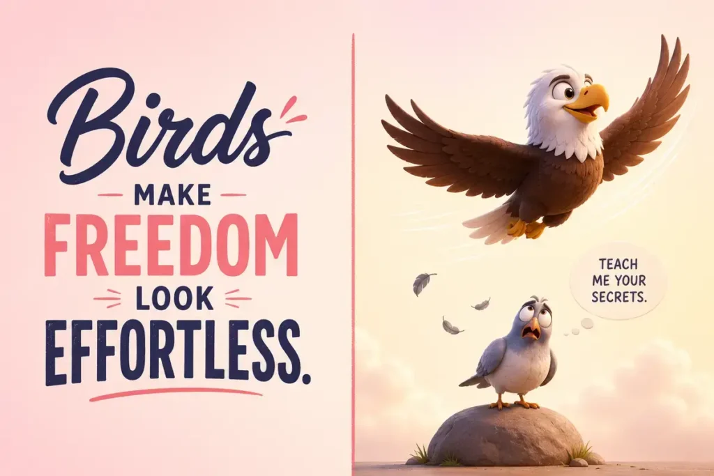 Feathered Friends And Sky High Laughs