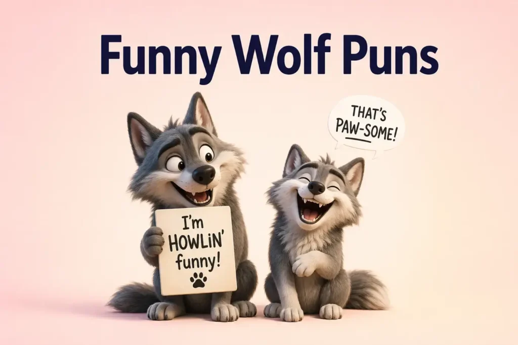 Funny Wolf Puns