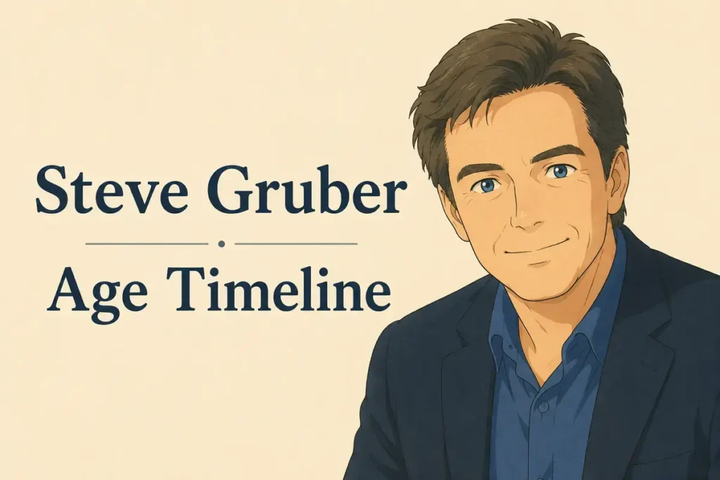 Steve Gruber Age Timeline